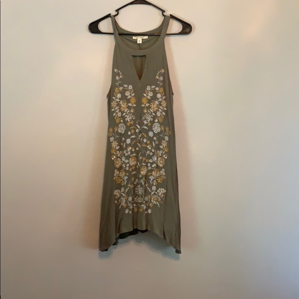 Green Floral Dress